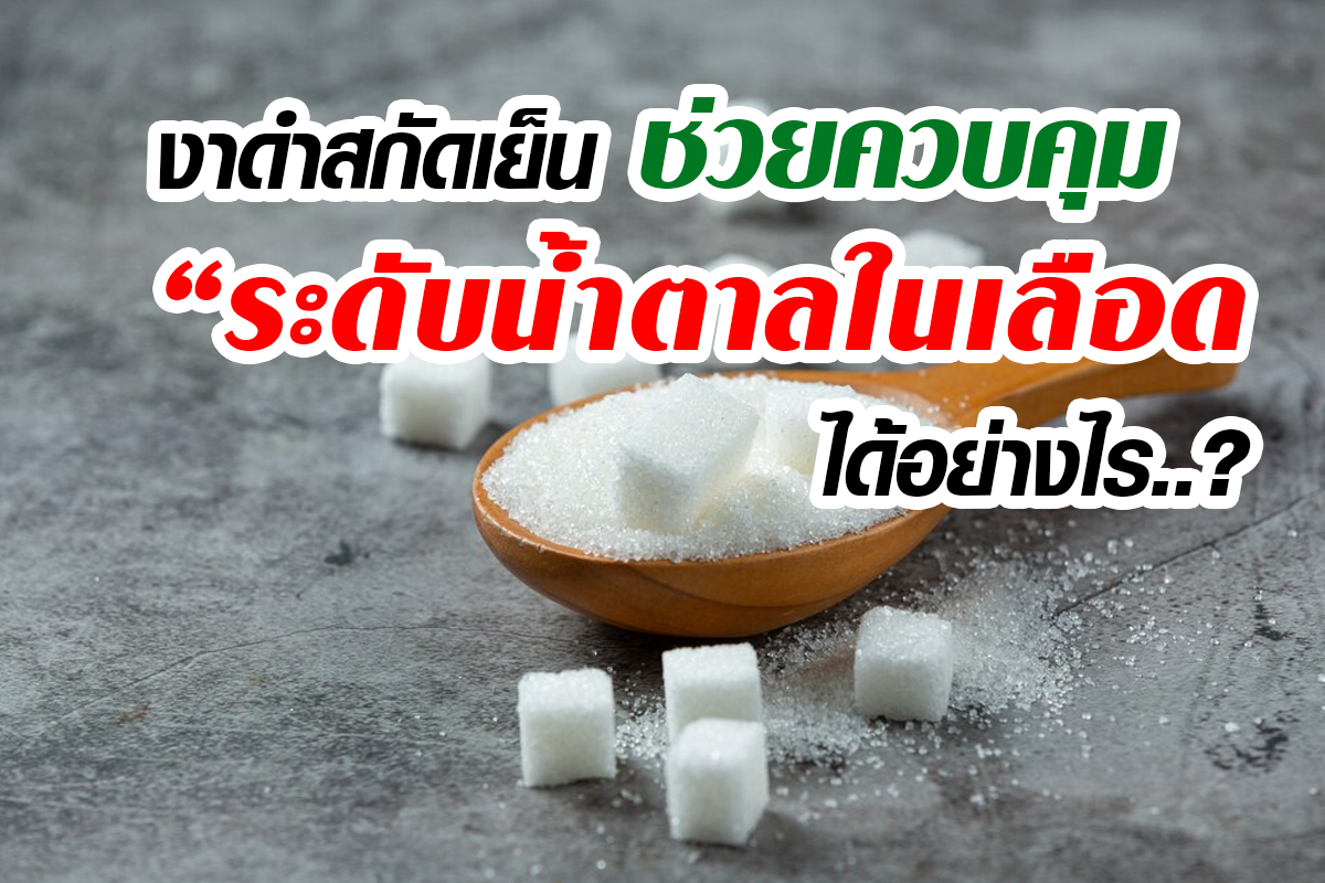 งาดำช่วยควบคุมระดับน้ำตาลในเลือดได้อย่างไร งาดำช่วยควบคุมระดับน้ำตาลในเลือดได้อย่างไร